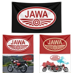 FLAGDOM 90 x150cm  JAWA Motorcycle Flag Polyester Printed Banner For Decor