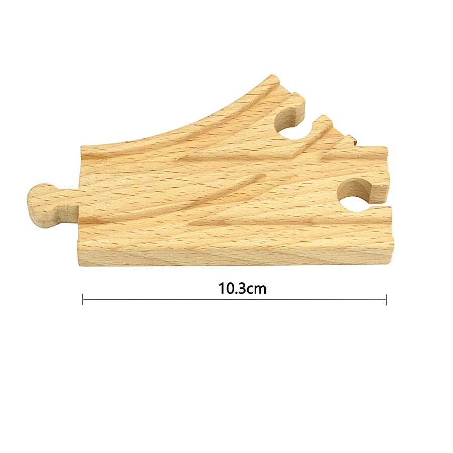15 Connecteurs De Voie En Bois Pour Train - Sac De Rangement Inclus, Accessoires Bricolage, 3 Ans