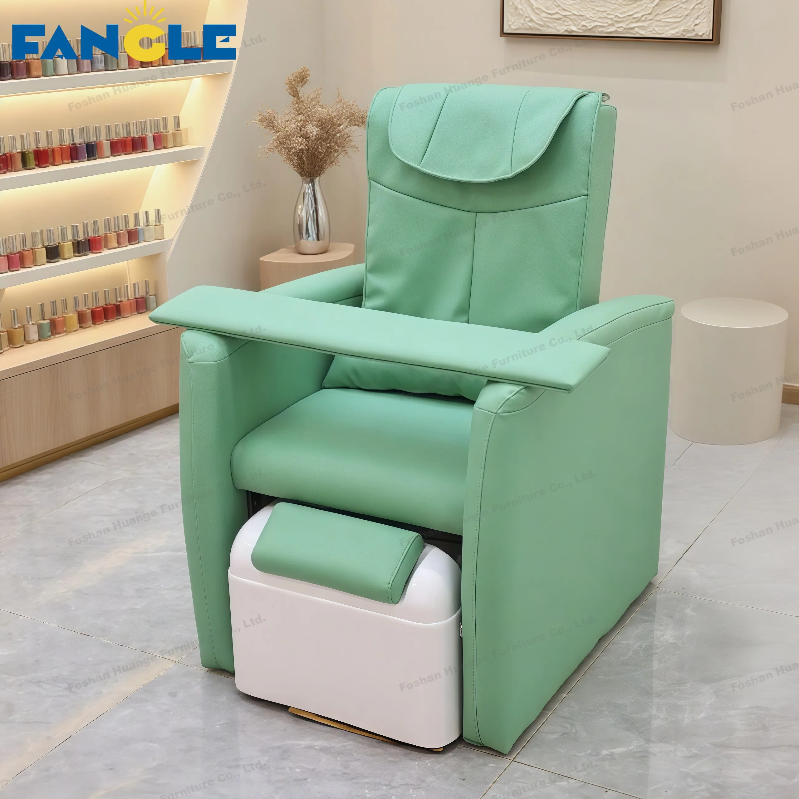 Modern Without Pipes Massage Spa Nail Salon Furniture Massage Beauty Pink Pedicure Chair Nail Salon Spa