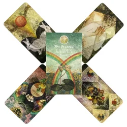 The Faceted Garden Oracle Cards A 50 English Visions Divination Edition Deck Borad Games