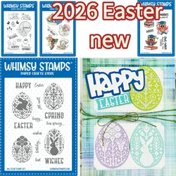 2026 new Easter egg Clear Stamps Metal Cutting Dies Scrapbook Diary Decoration Embossing Template Diy Greeting Card Handmade