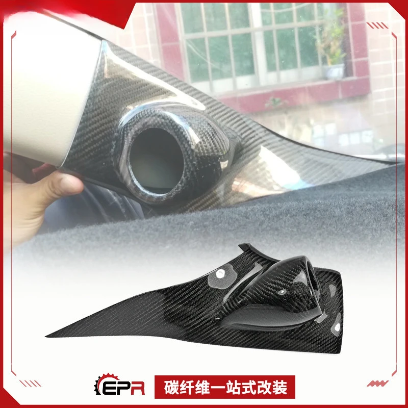 لـ Mitsubishi Lancer Evolution X (Wing God) - أجزاء التعديل الداخلي من ألياف الكربون (عمود A ولوحة الأجهزة) #1