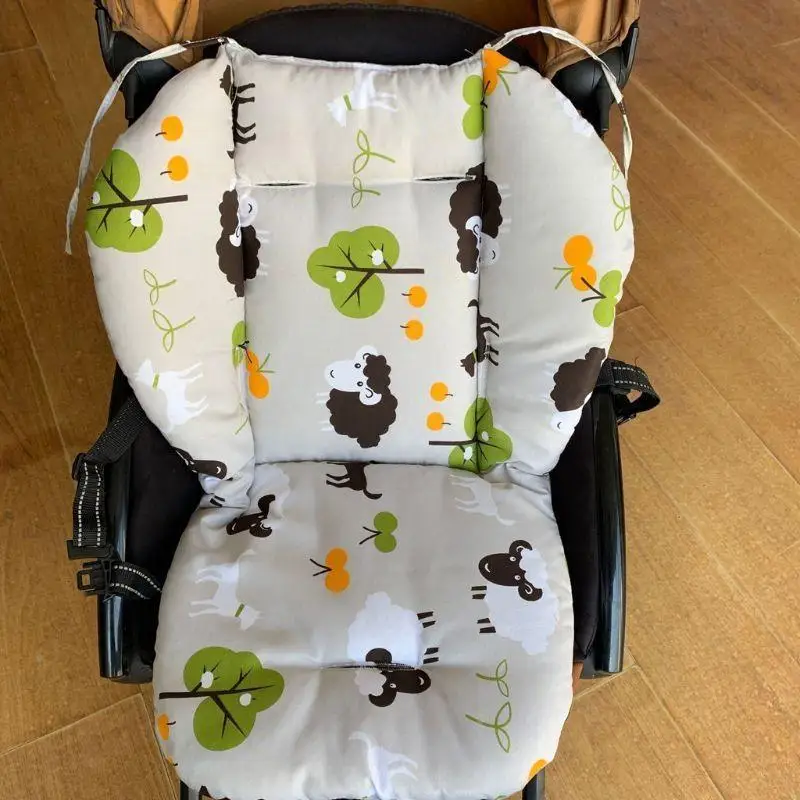 

Y88D Infant Car for Seat for Head Neck Body Support Ultra-Soft Children Stroller Accessories Soft Stroller Cushion Pads All S