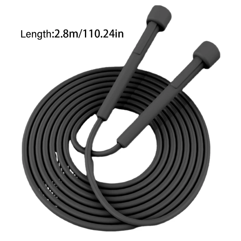 Not Knotted Skipping Rope Adjustable Length Jump Rope Rapid Speed Skipping Rope for Body Fitness, Fats Burning, Boxing