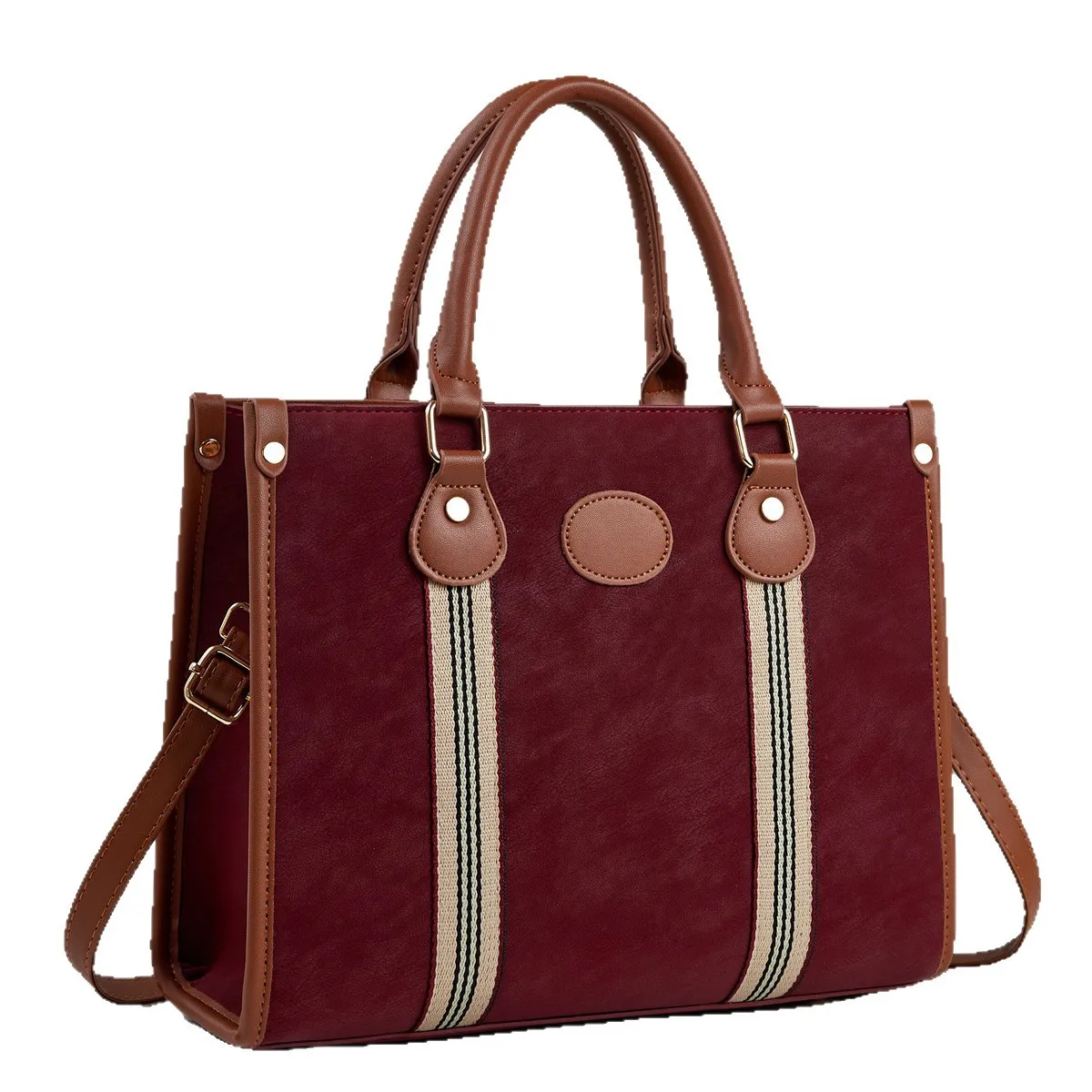 

Женская большая вместительная сумка, новая простая пригородная сумка/сумка на плечо для мам среднего возраста