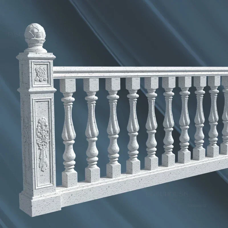 Roman Column Mold Cast-in-place 94 High Railing Guardrail Stair Handrail Mold Cement Column Model Fence Balcony Durable Models N