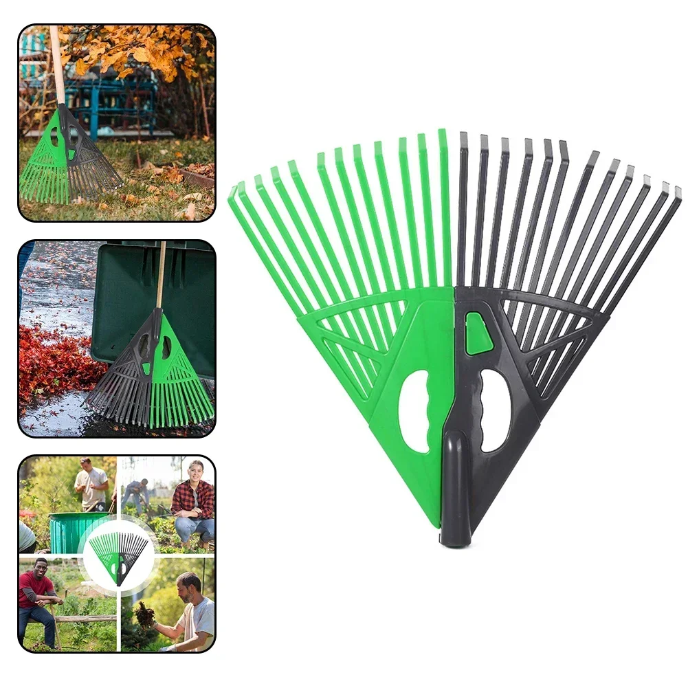 For Leaves Grass Lawn Rake Lawn Grooming Tools Large Fan-Shaped For Efficient Leaf Garden Leaf Rake Grass Grooming