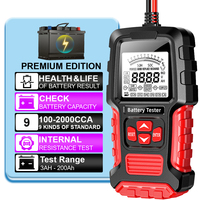 Lead-acid Battery Test Car Battery Tester 12V 24V Measurement Diagnostic Tool LCD Digital for Vehicle Truck Motorcycle SUV