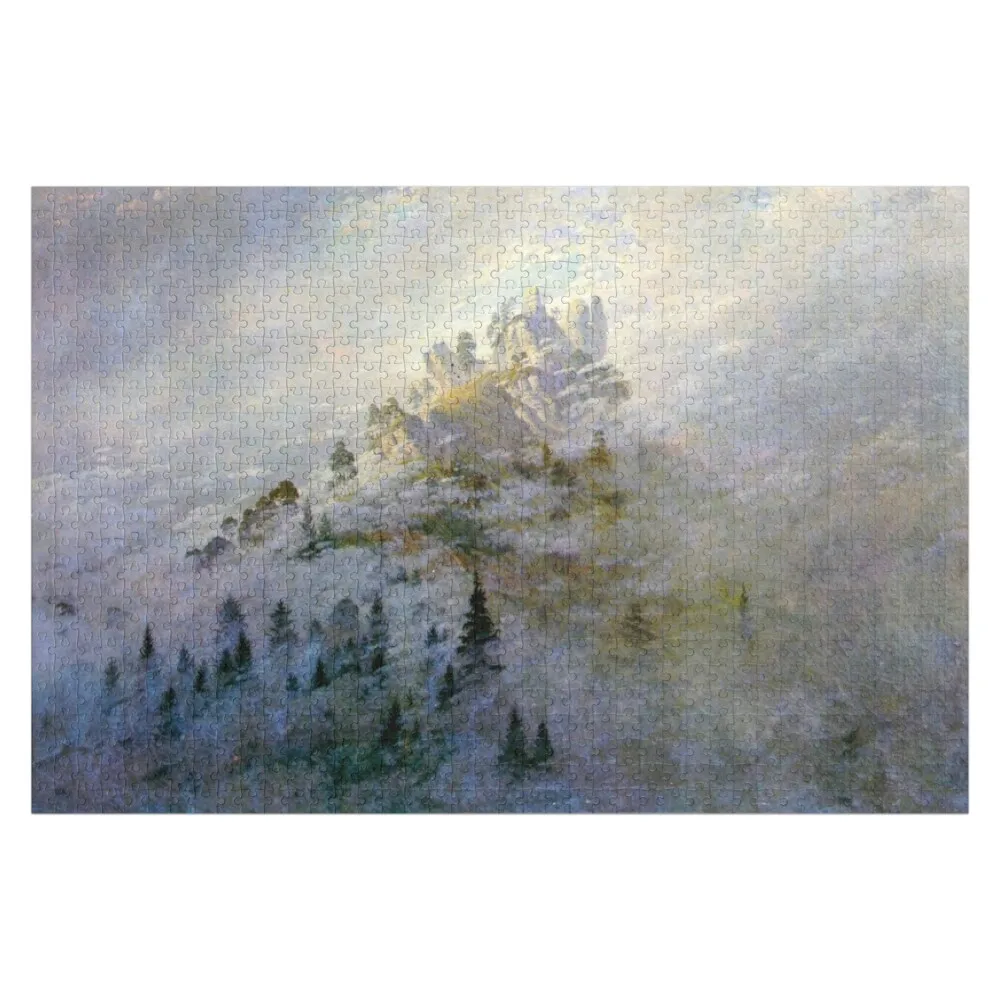 Caspar David Friedrich: Morning mist in the mountains Jigsaw Puzzle For Children Baby Wooden Puzzle