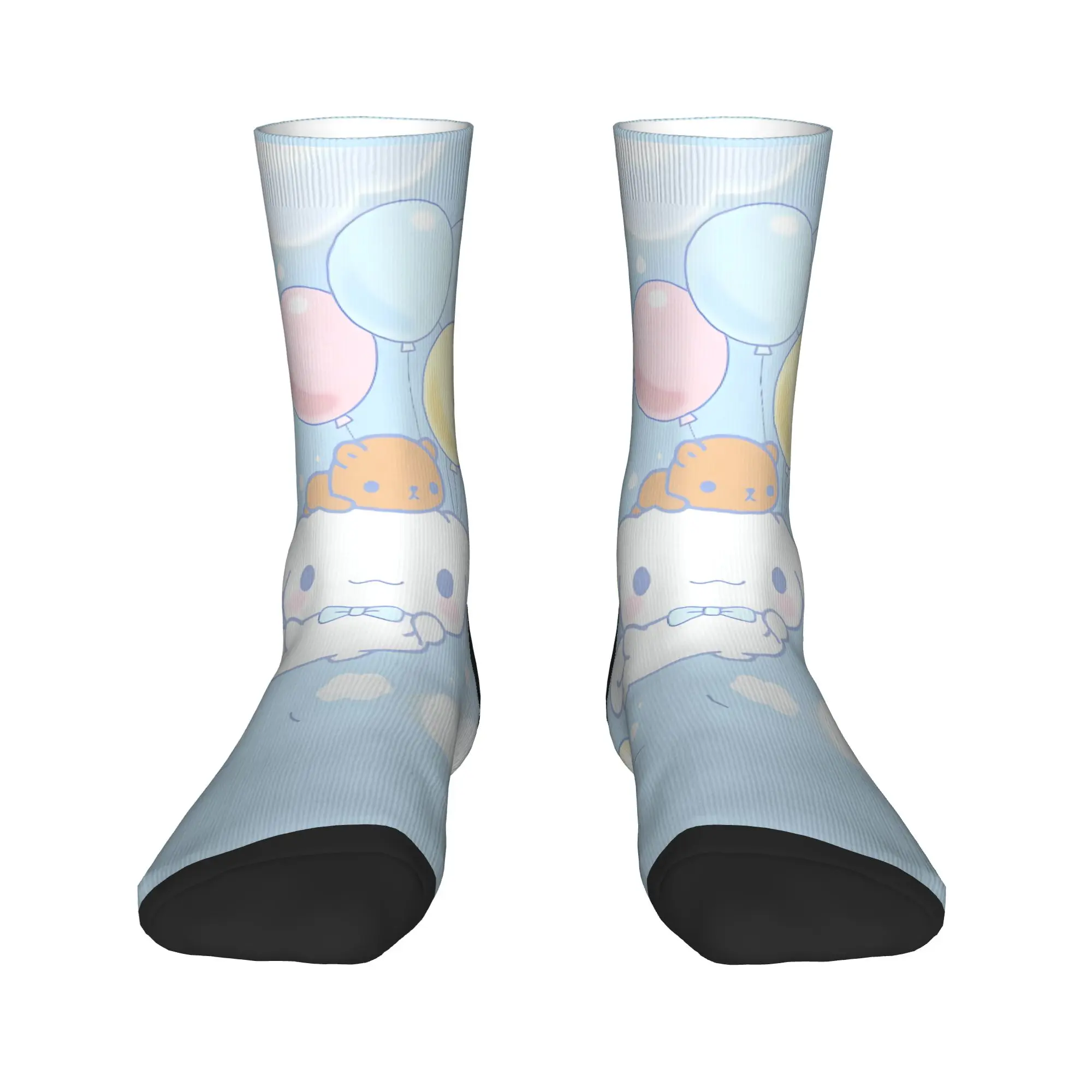 Cinnamorolls Flying Stockings Design Fashion Socks Autumn Non Skid Socks Men Outdoor Sports Quality Socks