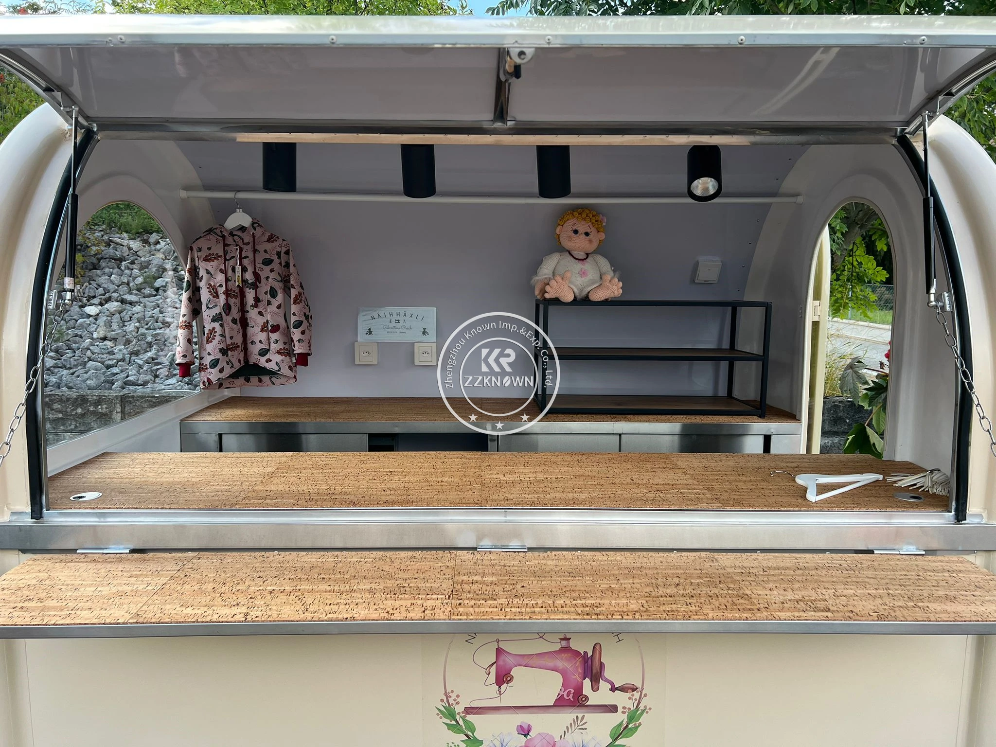 

Mobile Coffee Truck Van Custom Fully Catering Equipments Street Snack Pizza Kiosk Fast Food Trailer Hot Dog Shop