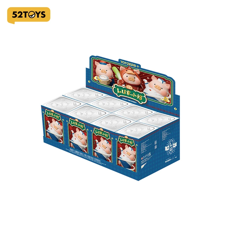 52TOYS Mystery Box LuLu the Piggy - Lu's Table Series, Blind Box, 1PC Action Figure Decorazione giocattolo da collezione casuale