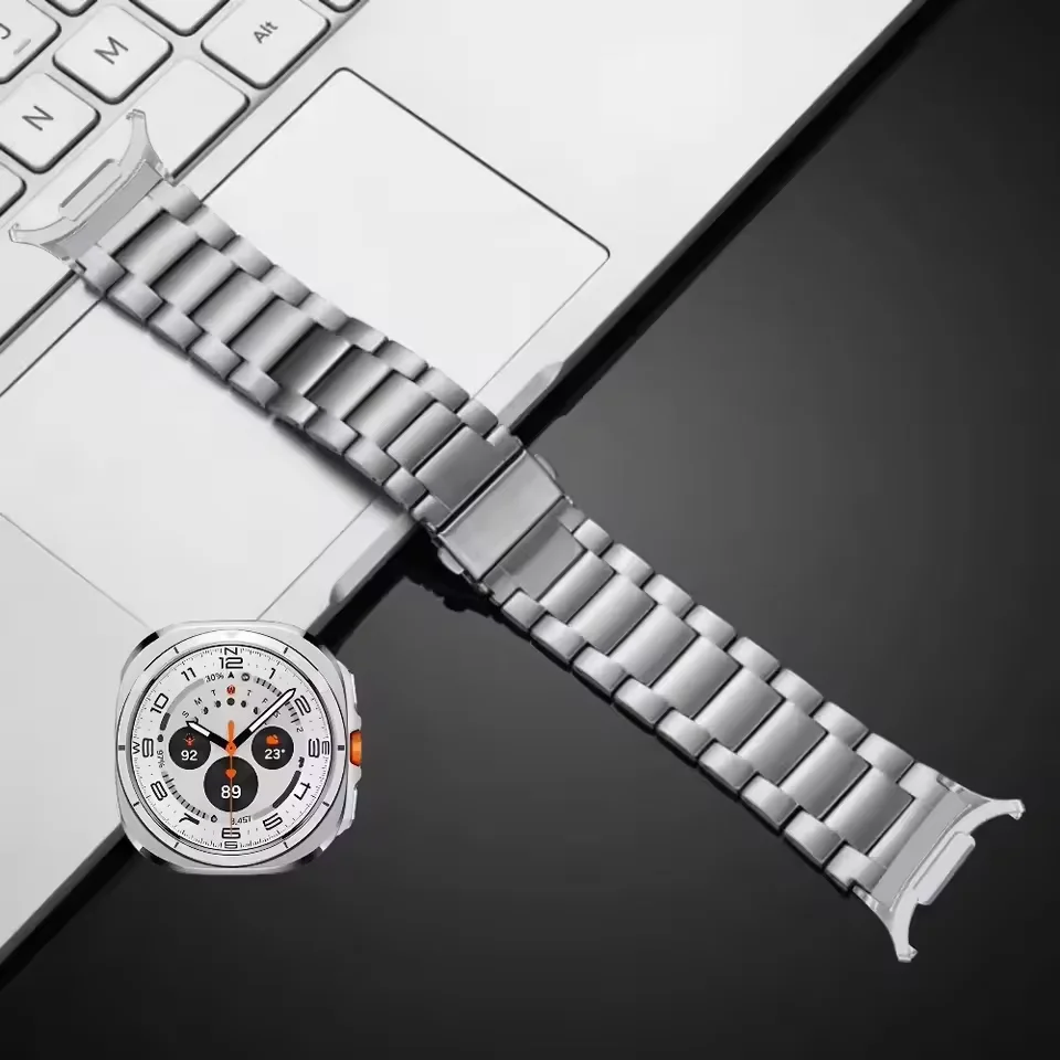 Titanium Metal Strap for Samsung Galaxy Watch Ultra 47mm Stainless Steel Bracelet Band for Samsung Galaxy Watch Ultra 47mm Belt