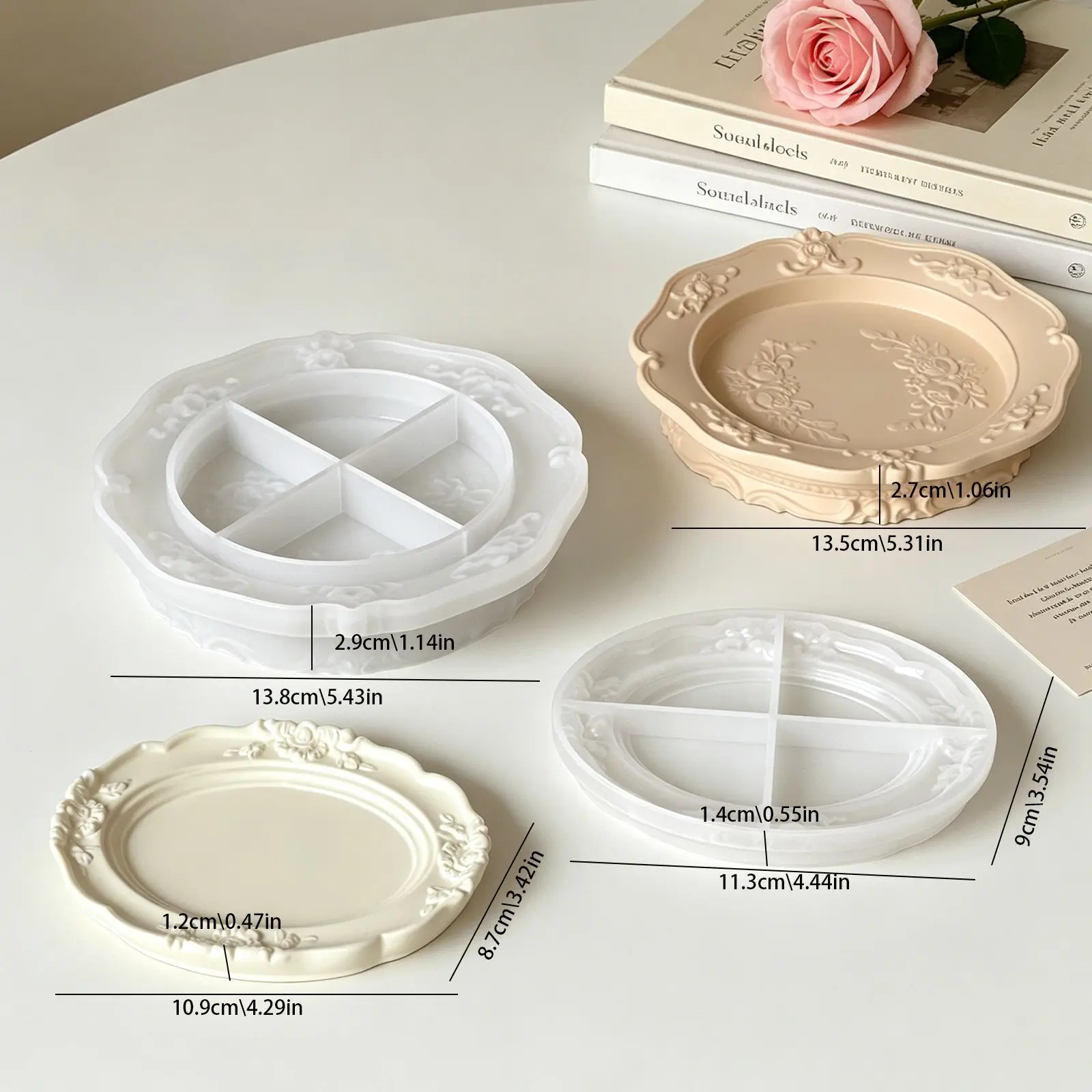 Elegant Vintage Baroque Lace S - Soap Making Oven ulasan dan harga