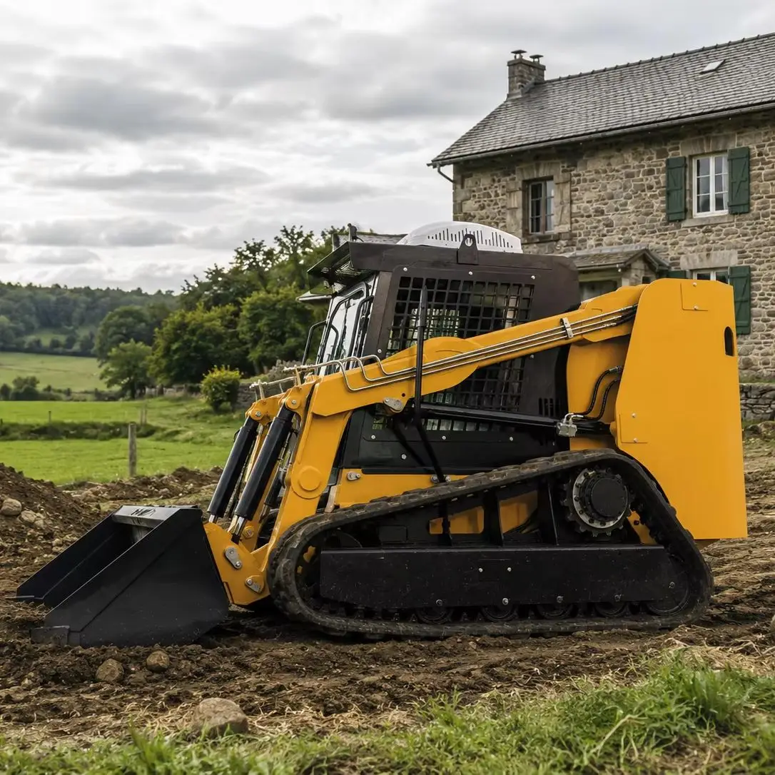 

Euro 5 Track Skid Steer Loader CE Certified Compact Hydraulic Equipment for Farm Construction Use
