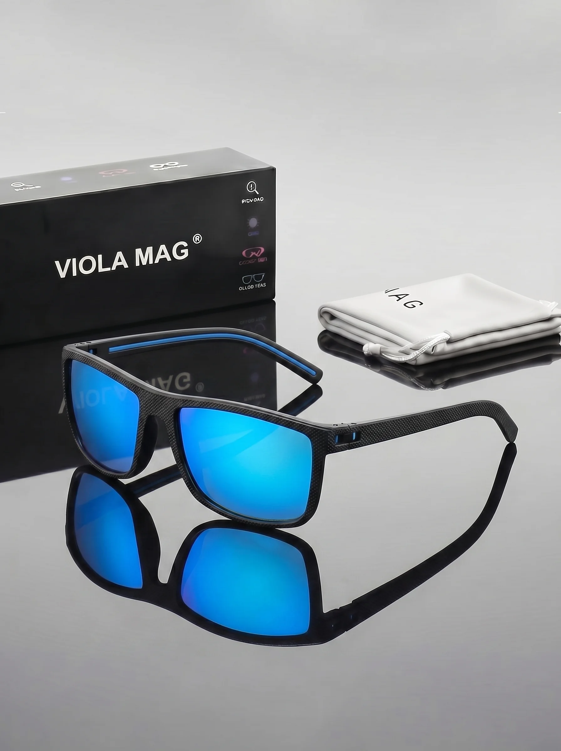 VIOLA MAG Sports Square Sungla - Men'S Fashion Mag 评论和价格