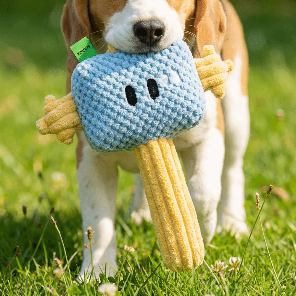 

Creative Plush Hammer Dog Toy Bite-resistant Soft Pet Shake Sound Toy Wear-resistant Funny Cleaning Tooth Chew Toy Gift