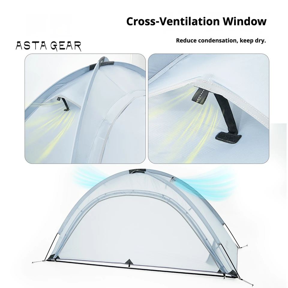 Astagear Yunshan 1-Person Single-Sided Silicone-Coated Ultralight