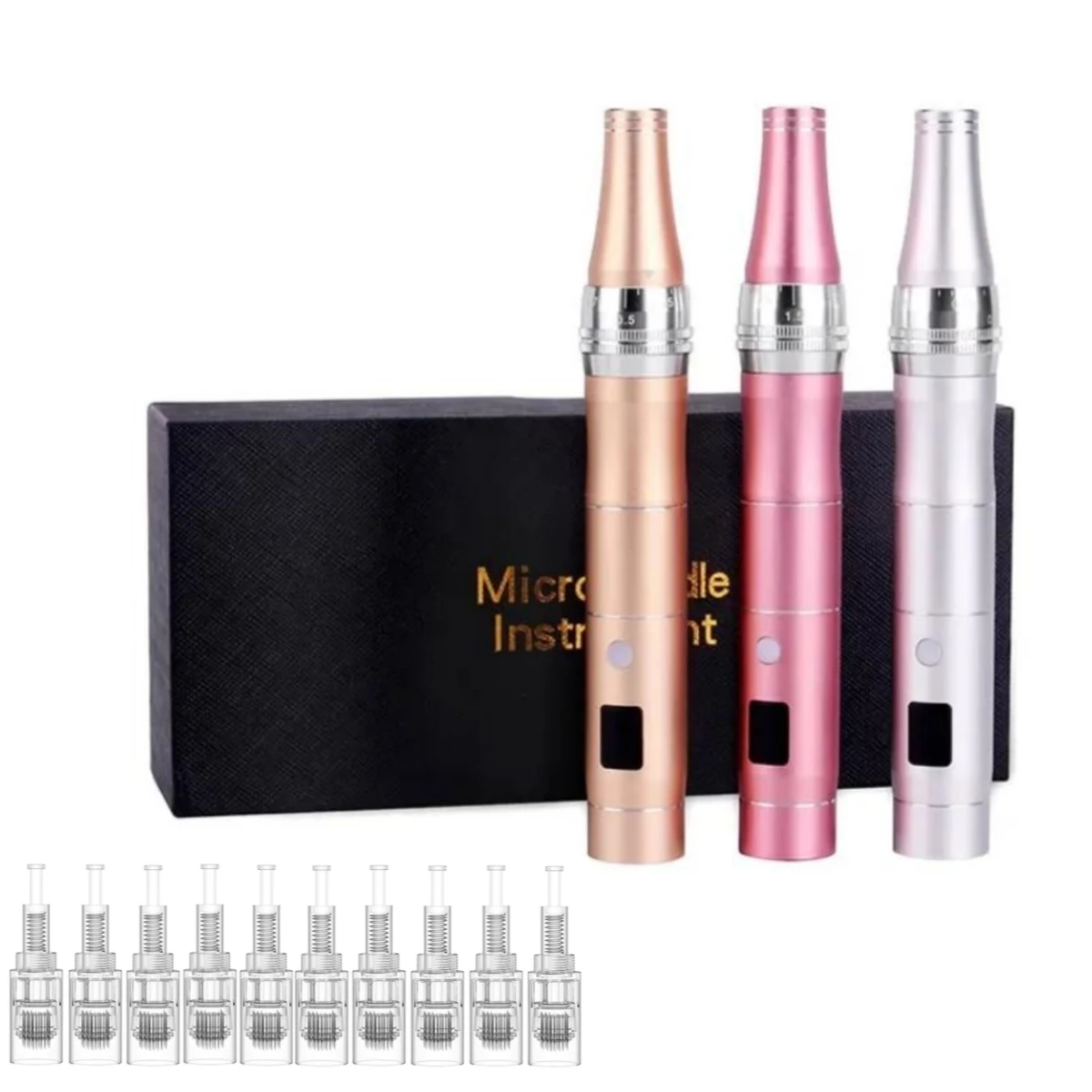 Professional Micro Needling Mesotherapy Dr.imp Pen Wireless Dermapen with 10pcs Pin Auto Micro Needle Derma System Therapy Tools