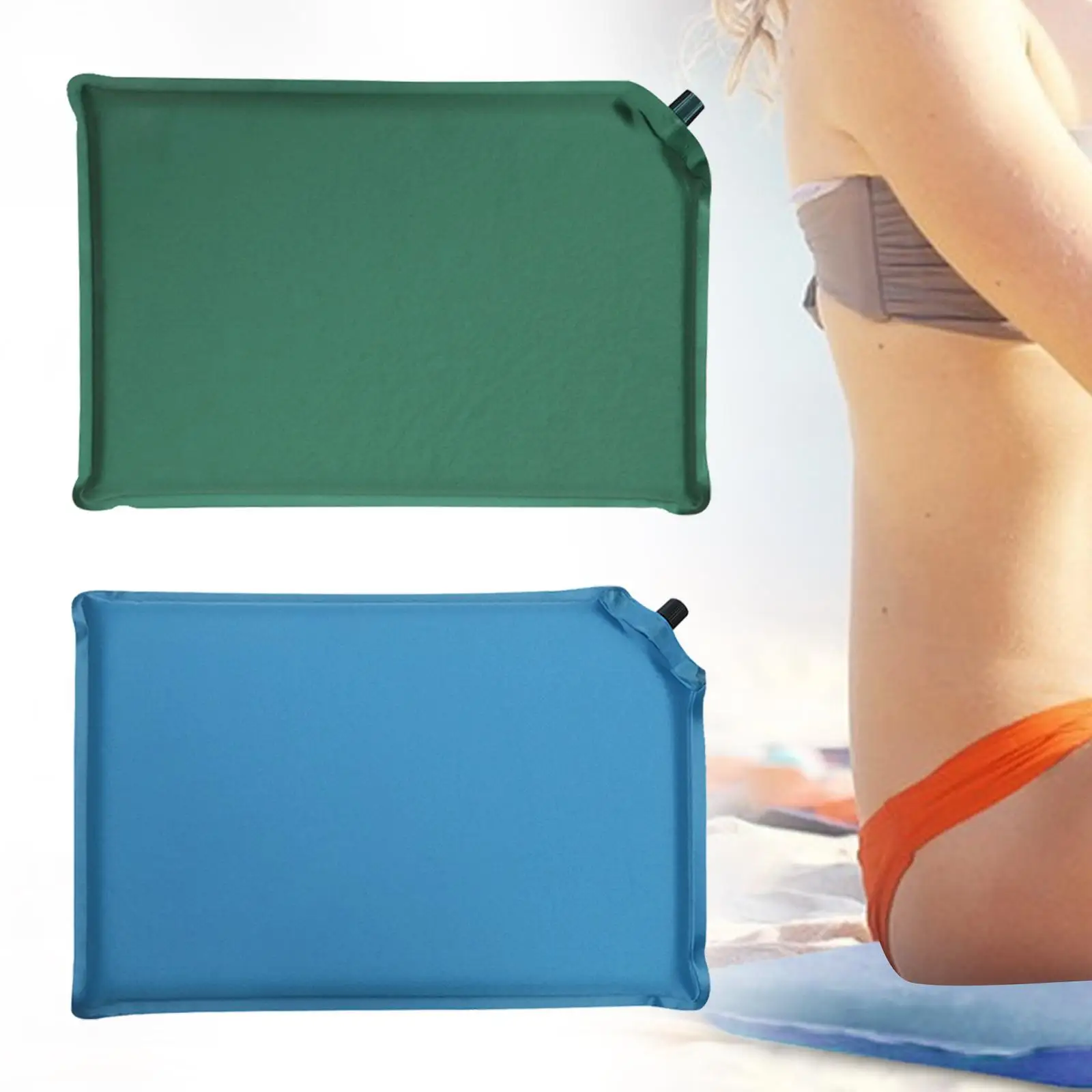 

Self Inflating Seat Pad Lightweight Comfortable Portable Cushion Folding Chair Mat for Outdoor Camping Travel Picnic Sports Use