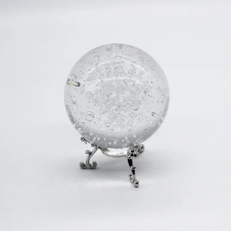 Crystal Bubble Ball Transparent Ball Decoration Fengshui Hotel Decoration Ice Cracking Ball Solid Factory Accessories Lighting