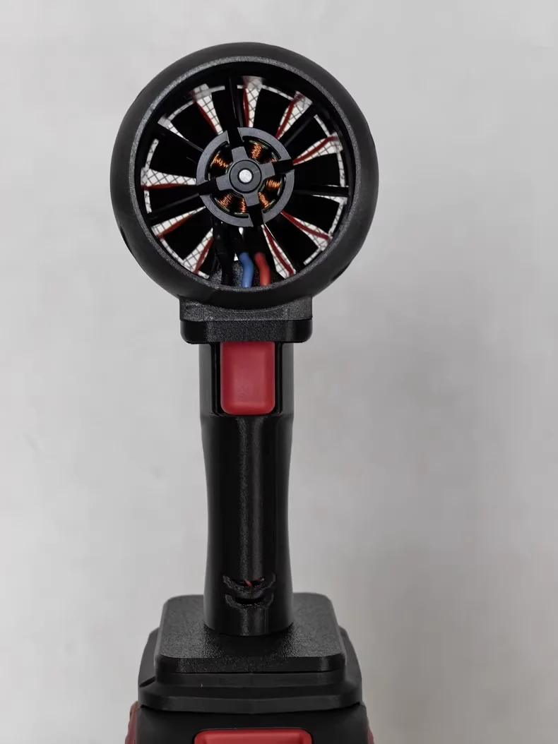 대형 컬버트 64mm 에어 블로워 전동 터보 강력 팬 브러시리스 모터 고속 터보 팬 USB 충전식 강력 에어 먼지 제거기