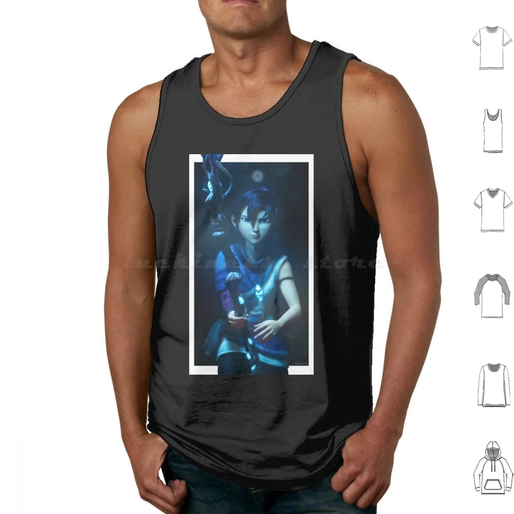 

Kena : Bridge Of Spirits Tank Tops Vest Sleeveless Kena Kena Bridge Of Spirits Rots Game Logo