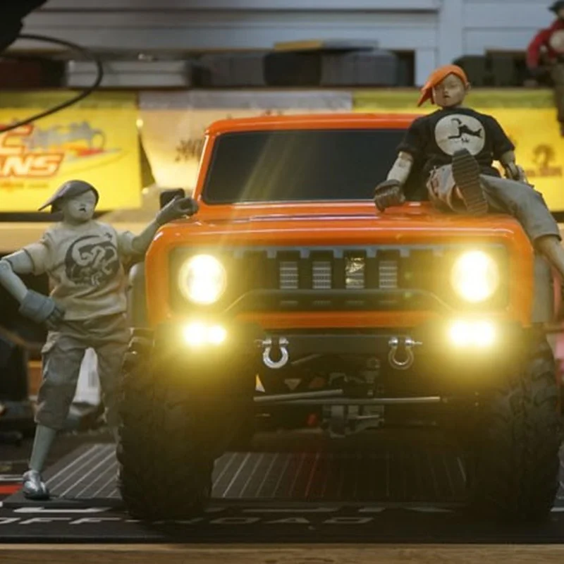 Czerwony Kot Redcat GEN8 zdalnie sterowany elektryczny model samochodu 1/10 wspinający się przez most drzwiowy, napęd na cztery koła, pojazd terenowy, dostępny od ręki.