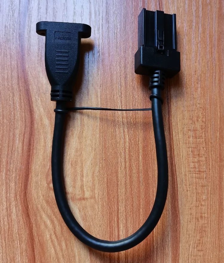 0.3M  HDMI-hdmi type e1.4 E Type HD Cable Type E Male To Type A Female AV Converter Line for Car TV Digital Monitor Player