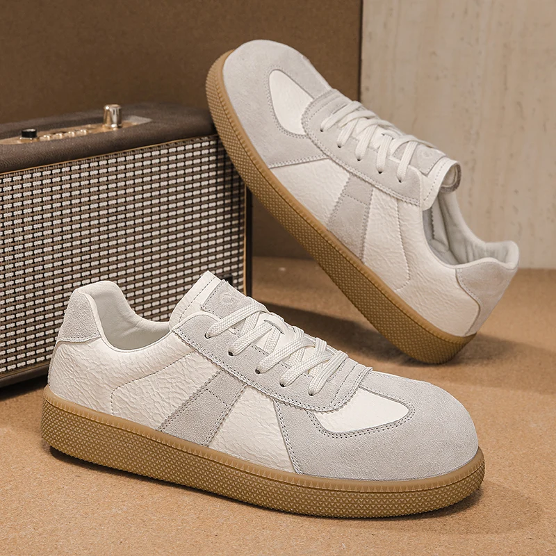 

2025 новые осенние мужские тренировочные кроссовки в немецком стиле — массивные низкие топы, дышащие и универсальные для скейтбординга и повседневной одежды