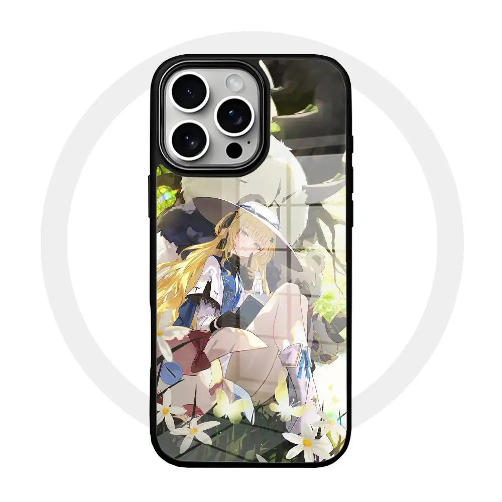 

Phrolova Phone Case Magnetic Glass Phone Case For Iphone 16 15 14 12 11 13 Pro Max Mini Puls Cover