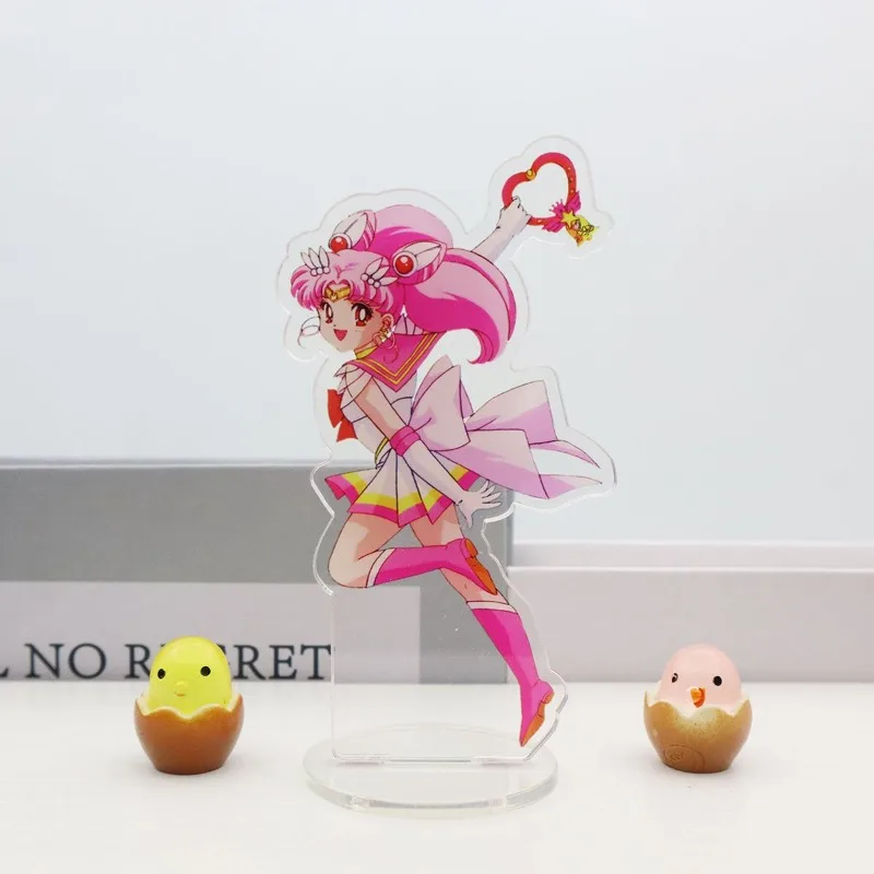 Anime Sailor Moon Perifere Acryl Stand-up Teken Tsukino Konijn Desktop Stand-up Ornament Model Meisje Hart Gift