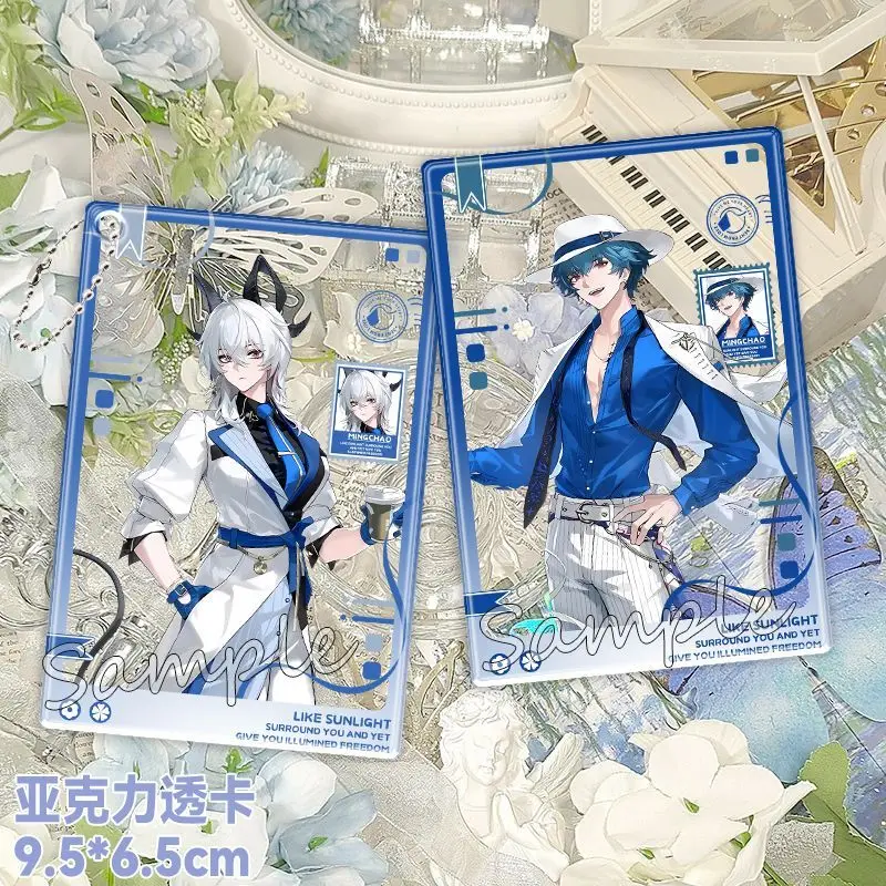 

Anime Wuthering Waves Phoebe Carlotta Photo Props Diy Cartoon New Acrylic Transparent Card Card Birthday Gifts