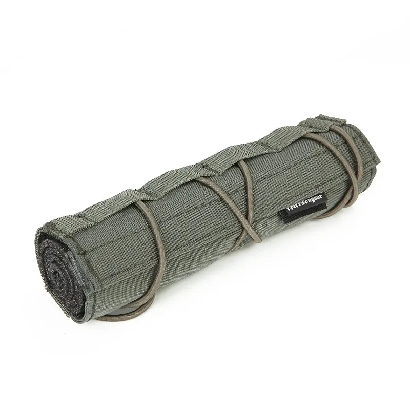 Outdoor  18cm Airsoft Suppressor Cover Silencer Protective Cloth Tool Panel Muffler Case Pouch Bag Hunting Tube Gear