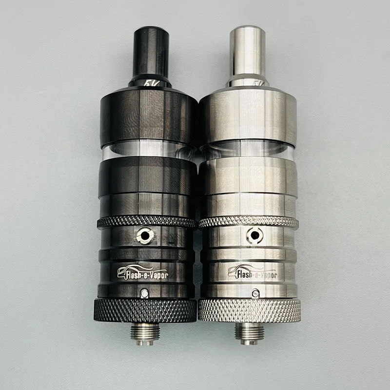 DSXvape Flash e-Vapor V4.5S+ 23mm RTA FeV 4.5S+ Rebuildable Tank Vape Atomizer 4.5ml 316 Stainless Steel Glass Diameter rta