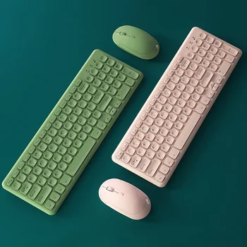 Kit Combo Teclado e Mouse sem Fio, Jogos Portáteis, Magia, Silencioso, Mini PC, Gamer, Laptop, Computador, 2.4G