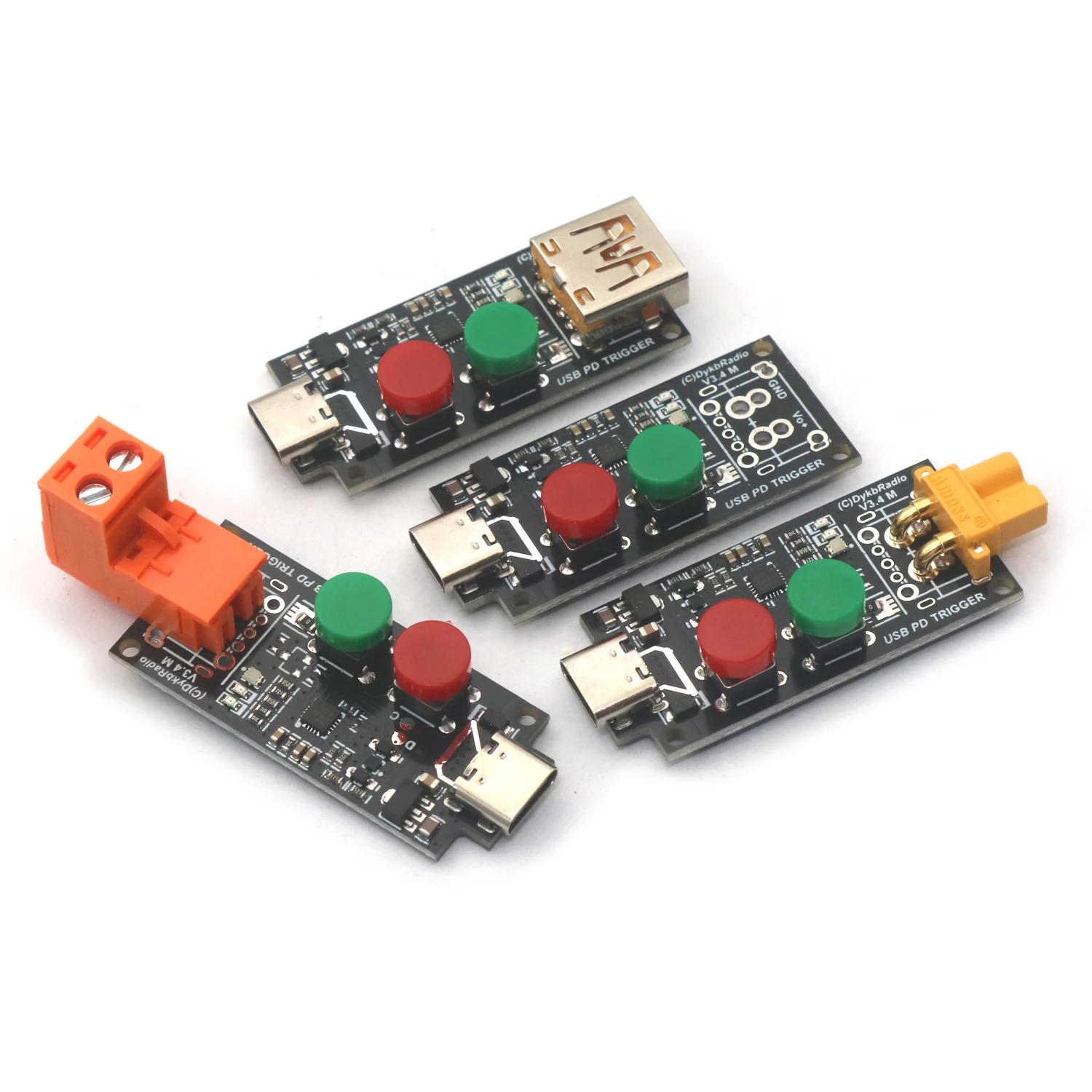 Imagem -03 - Adaptador de Alimentação de Carregamento Rápido Teste pd para dc Disparadores de Tensão 140w 5a Tipo-c Usb pd Decoy qc Pd3.1 5v 9v 12v 15v 20v 28v