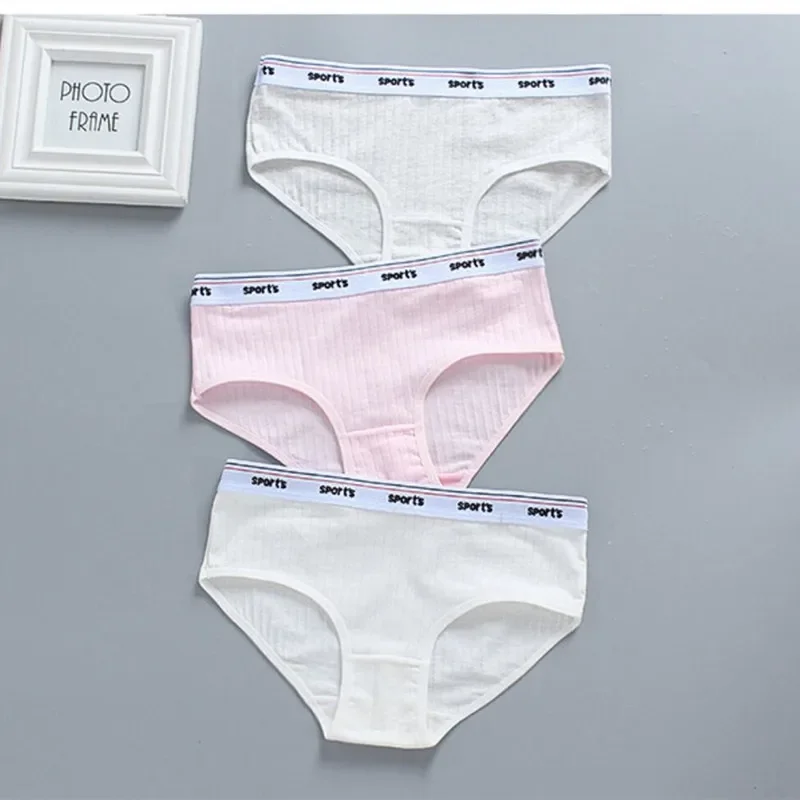 6Pc/lot Children's Panties 8-14Years Old Teens Teenage Cotton Underwear  Puberty Big Girl's Briefs