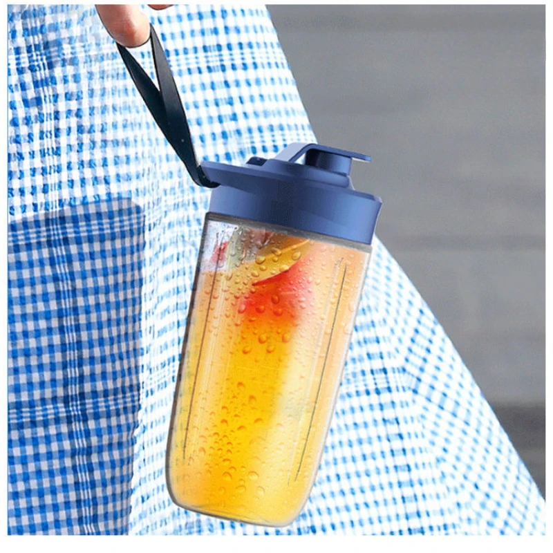 400MLPortable Blender 6 Blade Juicer Double Cup Rechargeable Food Milkshake Juice Maker Automatic Smoothie Blender Kitchen Tool