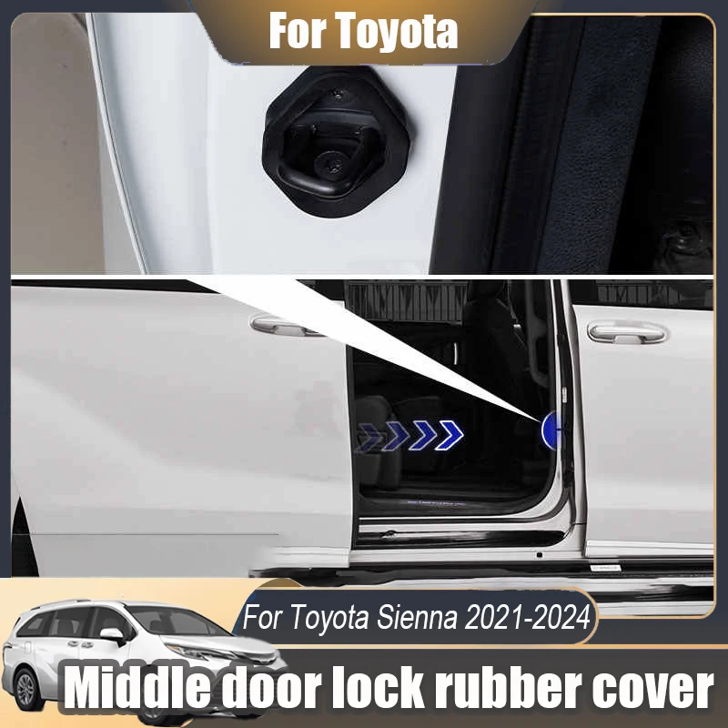 

Для Toyota Sienna 2021 2022 2023 2024, крышка средней дверного замка, пряжка, крышка амортизатора, автоматическая внешняя модификация