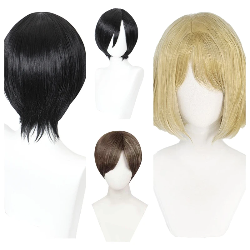 

Leon Ashley Graham Cosplay Wig Ada Wong Fantasy Heat Resistant Synthetic Hair Carnival Halloween Party Props