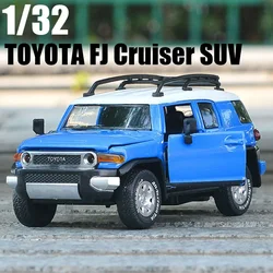 High Simulation 1:32 TOYOTA FJ Cruiser Alloy SUV Diecast Model Car Toy Metal Vehicle Toys For Kids Gifts Free Shipping