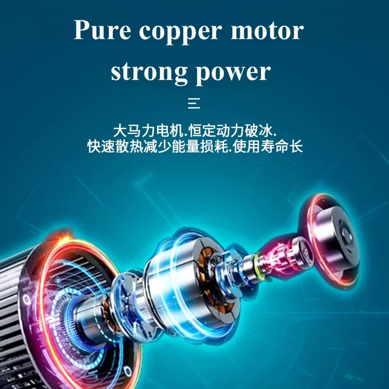 Electric Ice Crusher Machine Industrial Ice Shaver Snow Cone Machine Shaved Ice Machine Ice Sand Slush Maker