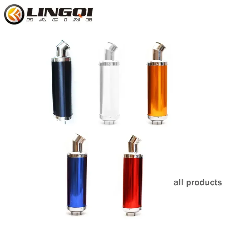 

Dirt Pit Bike Accessories Tools Stainless Steel Exhaust Pipe Universal For Go Kart Motorcycle Tube Muffler Motocross Parts