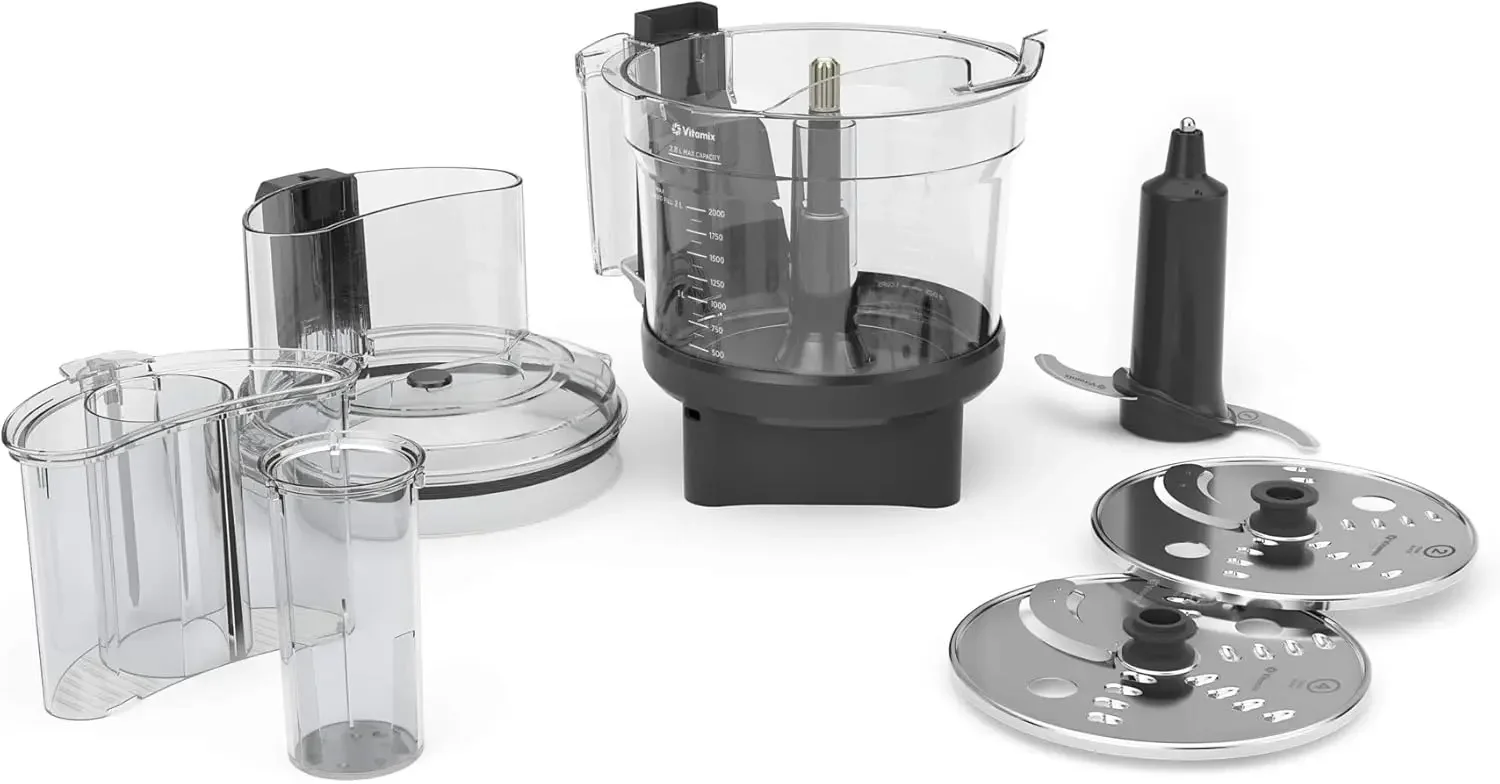 12-Cup Food Processor Attachment with SELF-DETECT™, Compatible with Ascent and Venturist Series, Black
