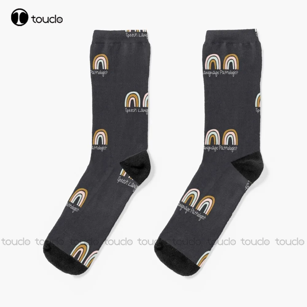 Speech Language Pathologist Slp Speech Therapist Socks For Womens Unisex Adult Teen Youth Socks Custom Gift 360° Digital Print