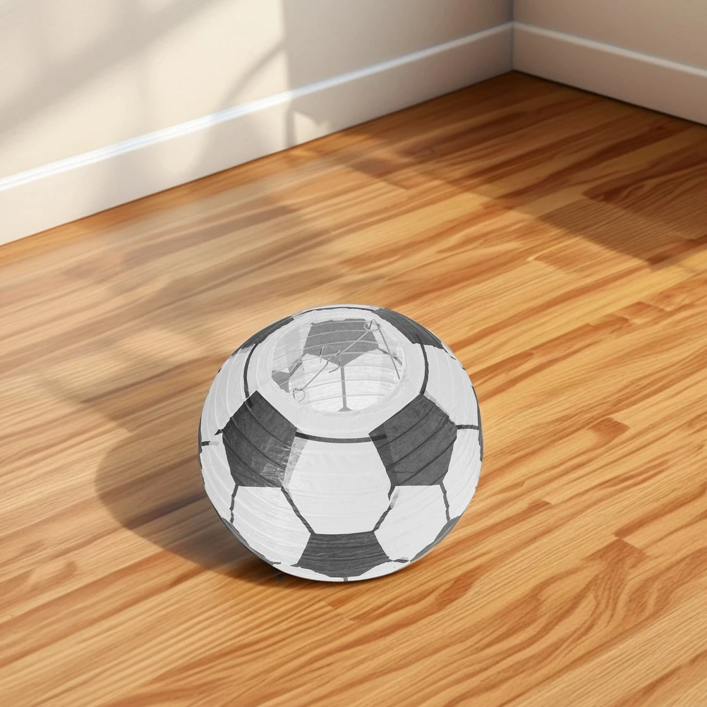 

3 Pcs Sports Ball Paper Lantern Football Ceiling Basketball Party Favors Centerpieces for Table Decorative Lanterns Hanging