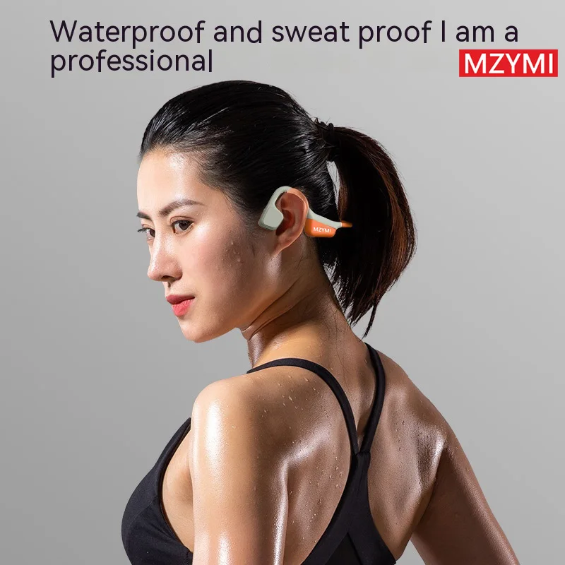 MZYMI Nekband Bluetooth5.3 Koptelefoon I18PRO Ture Beengeleiding Draadloze Hoofdtelefoon Waterdichte Sport Headset Gaming Oordopjes
