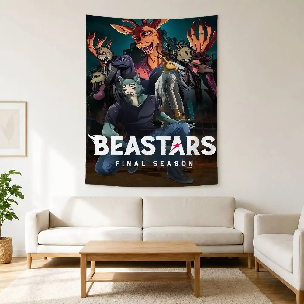 B-Beastars part 2 Final Flag Digital Printing Banner for Garage Wall Out Door Decoration Tapestry