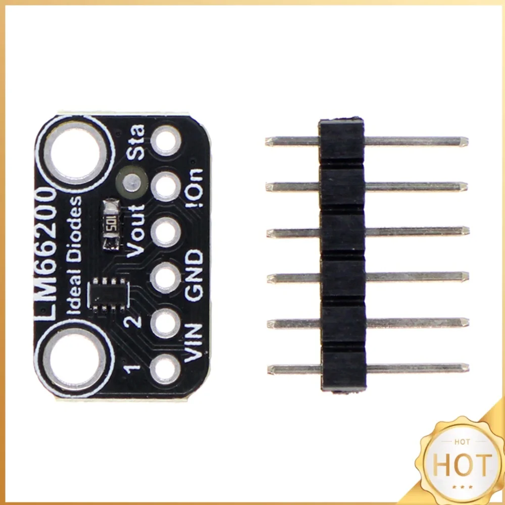 LM66200 Ideal Dual Diodes Breakout 2A 1.5V-5.5V Dual-Channel Power Switches Module for Power Protection Battery Backup